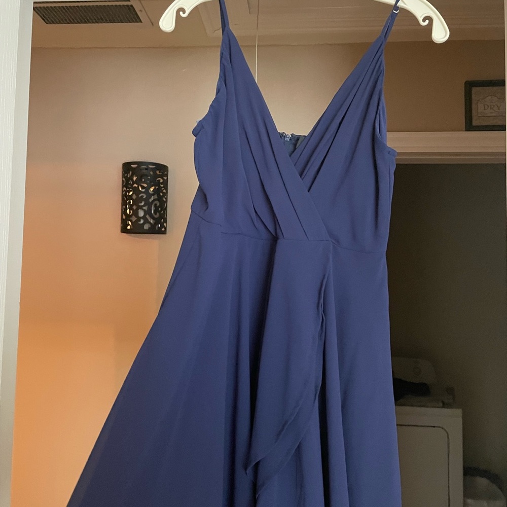 Windsor Blue Short Flowy Dress